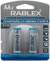 Купить акумулятор / батарейка Rablex 2xAA 2100 mAh: цена от 150 грн.