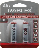 Купить акумулятор / батарейка Rablex 2xAA 600 mAh: цена от 84 грн.