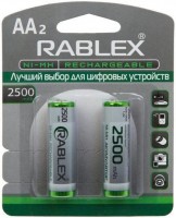 Купить акумулятор / батарейка Rablex 2xAA 2500 mAh: цена от 340 грн.