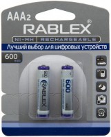 Купити акумулятор / батарейка Rablex 2xAAA 600 mAh  за ціною від 195 грн.