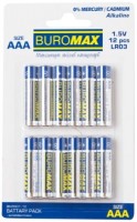 Купити акумулятор / батарейка Buromax Alkaline 12xAAA  за ціною від 140 грн.