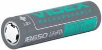 Купить аккумулятор / батарейка Videx LiFePO4 1x18650 2200 mAh  по цене от 191 грн.
