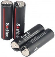 Купить аккумулятор / батарейка Soshine 4xAA 2600 mAh USB Type C  по цене от 1206 грн.