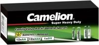 Купить аккумулятор / батарейка Camelion Super Heavy Duty 12xAA + 12xAAA + 1xKrona  по цене от 250 грн.