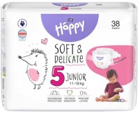 Купить подгузники Bella Baby Happy Soft & Delicate Junior 5 (/ 38 pcs) по цене от 340 грн.
