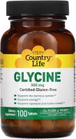 описание, цены на Country Life Glycine 500 mg