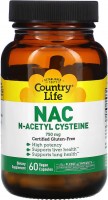 Купити амінокислоти Country Life NAC 750 mg за ціною від 1297 грн.