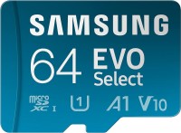Купити карта пам'яті Samsung EVO Select microSDXC + Adapter (64Gb)