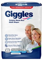 Купити підгузки Giggles Adult Diapers XL (/ 10 pcs) за ціною від 257 грн.