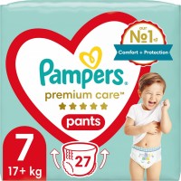 Купити підгузки Pampers Premium Care Pants 7 (/ 27 pcs) за ціною від 750 грн.