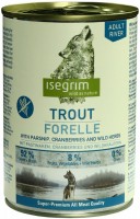 Купити корм для собак Isegrim Adult River Canned with Trout 400 g  за ціною від 113 грн.