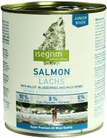 Купить корм для собак Isegrim Junior River Canned with Salmon 800 g  по цене от 171 грн.