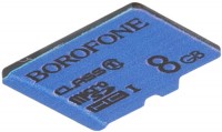 Купити карта пам'яті Borofone microSD Class 10 (microSDHC Class 10 8Gb) за ціною від 219 грн.