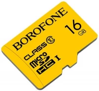 Купити карта пам'яті Borofone microSD Class 10 (microSDHC Class 10 16Gb) за ціною від 145 грн.