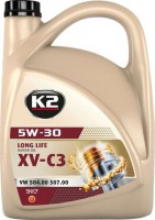 Купити моторне мастило K2 Motor Oil 5W-30 Long Life XV-C3 5L  за ціною від 1187 грн.