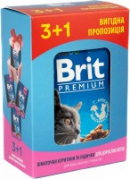 Купити корм для кішок Brit Premium Pouches Chicken/Turkey 4 pcs  за ціною від 112 грн.