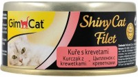 Купити корм для кішок Gimpet Adult Shiny Cat Filet Chicken/Shrimps 70 g  за ціною від 65 грн.