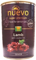 Купить корм для кошек Nuevo Senior Canned with Lamb 400 g  по цене от 94 грн.