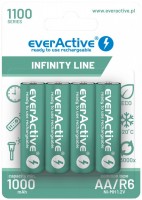 Купити акумулятор / батарейка everActive Infinity Line 4xAA 1100 mAh  за ціною від 256 грн.