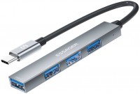 Купить картридер / USB-хаб Essager EHBC04-FY10-P  по цене от 173 грн.