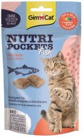 Купить корм для кошек GimCat Nutri Pockets Fish 60 g  по цене от 104 грн.