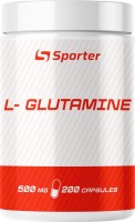 Купити амінокислоти Sporter L-Glutamine 500 mg (200 cap) за ціною від 358 грн.
