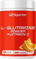 Купити амінокислоти Sporter L-Glutamine Powder + Vitamin C (300 g) за ціною від 398 грн.