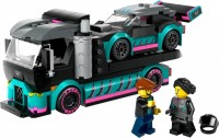 Купити конструктор Lego Race Car and Car Carrier Truck 60406  за ціною від 868 грн.