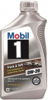 Купить моторное масло MOBIL Truck & SUV 0W-20 1L  по цене от 451 грн.