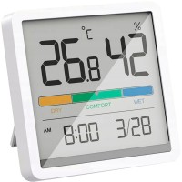 Купити термометр / барометр Xiaomi MIIIW Comfort Temperature and Humidity Clock  за ціною від 529 грн.