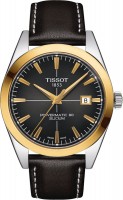 Купити наручний годинник TISSOT Gentleman Powermatic 80 Silicium Solid 18k Gold Bezel T927.407.46.061.01  за ціною від 82010 грн.