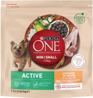 Купити корм для собак Purina ONE Adult Mini Active Chicken 1.5 kg  за ціною від 269 грн.