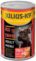 Купити корм для собак Julius-K9 Vital Essentials Adult Beef Canned 1.24 kg  за ціною від 212 грн.