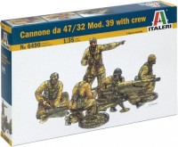 Купить сборная модель ITALERI Cannone da 47/32 Mod. 39 with Crew (1:35): цена от 952 грн.