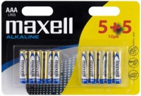 Купить аккумулятор / батарейка Maxell Alkaline 10xAAA  по цене от 196 грн.