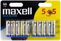 Купить аккумулятор / батарейка Maxell Alkaline 10xAA  по цене от 138 грн.
