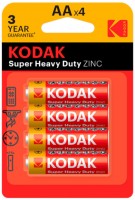 Купить аккумулятор / батарейка Kodak Super Heavy Duty 4xAA  по цене от 40 грн.