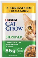 Купити корм для кішок Cat Chow Sterilised Chicken Pouch 85 g за ціною від 468 грн.