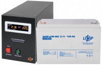 Купити ДБЖ Logicpower LPY-B-PSW-800VA Plus + LPM-MG 12V 100 Ah  за ціною від 19966 грн.