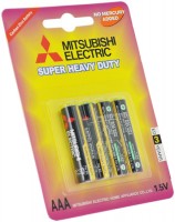 Купити акумулятор / батарейка Mitsubishi Super Heavy Duty 4xAAA  за ціною від 188 грн.