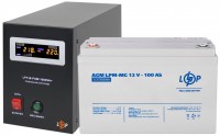 Купити ДБЖ Logicpower LPY-B-PSW-1000VA Plus + LPM-MG 12V 100 Ah  за ціною від 16652 грн.