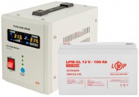 Купить ДБЖ Logicpower LPY-PSW-800VA Plus + LPM-GL 12V 100 Ah: цена от 13499 грн.