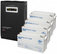 Купити ДБЖ Logicpower LPY-W-PSW-3000VA Plus + 4 x LPM-MG 12V 150 Ah  за ціною від 78906 грн.