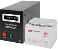 Купить ИБП Logicpower LPY-B-PSW-500VA Plus + LPM-GL 12V 40 Ah  по цене от 8796 грн.