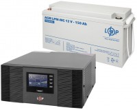 Купити ДБЖ Logicpower LPM-PSW-1500VA 12V + LPM-MG 12V 150 Ah  за ціною від 22392 грн.