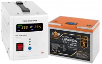 Купити ДБЖ Logicpower LPY-PSW-500VA Plus + LP LiFePO4 LCD 12.8V 64 Ah  за ціною від 16837 грн.