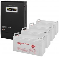 Купити ДБЖ Logicpower LPY-W-PSW-3000VA Plus + 4 x LPM-GL 12V 120 Ah  за ціною від 69125 грн.