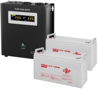 Купити ДБЖ Logicpower LPY-W-PSW-1500VA Plus + 2 x LPM-GL 12V 120 Ah  за ціною від 33876 грн.