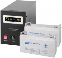 Купити ДБЖ Logicpower LPY-B-PSW-1500VA Plus + 2 x LPM-MG 12V 120 Ah  за ціною від 29856 грн.