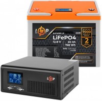 Купить ИБП Logicpower LPE-B-PSW-1000VA Plus + LP LiFePO4 LCD 12V 60 Ah  по цене от 15571 грн.